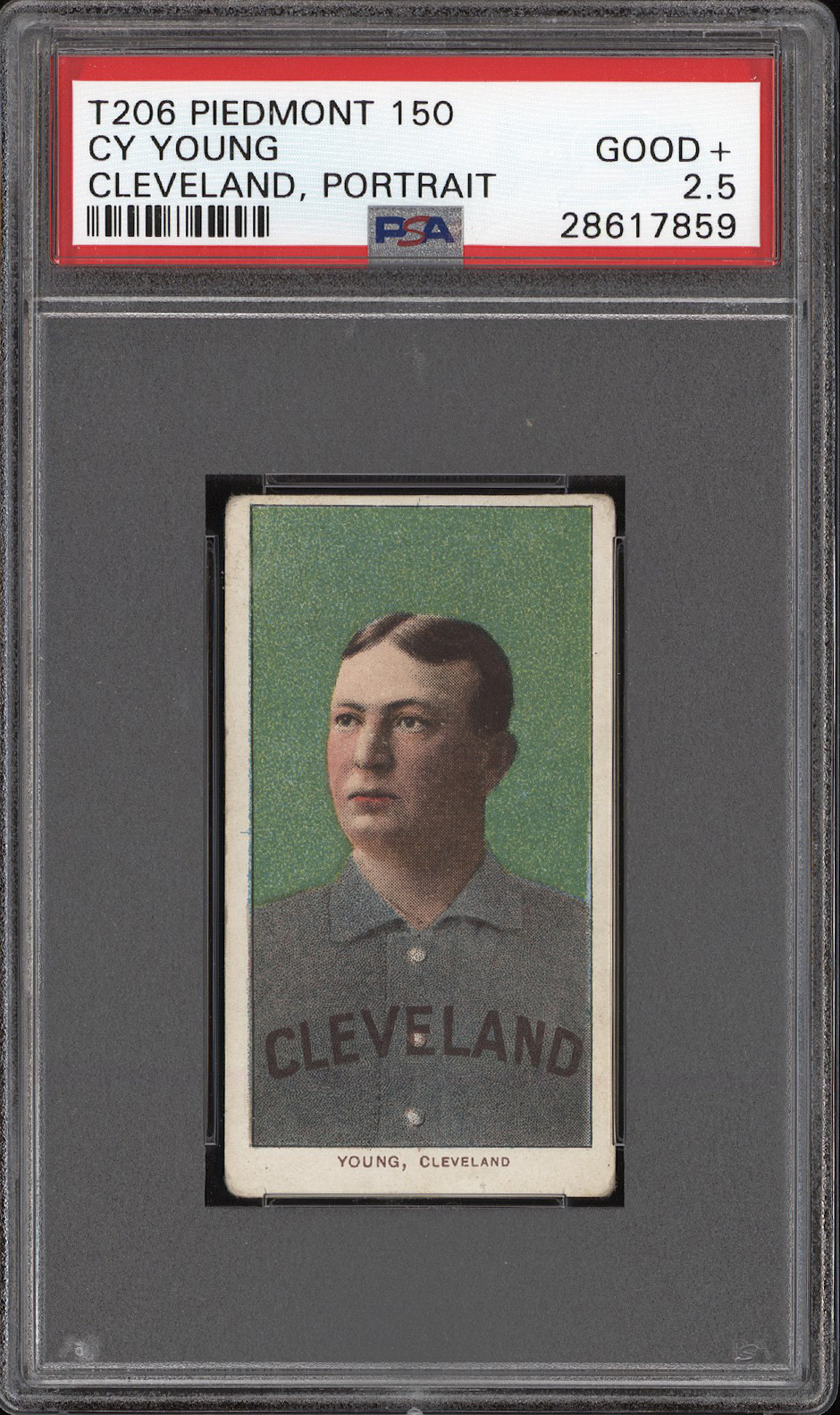  1909-11 T206 Cy Young (HOF Portrait) - PSA GOOD+ 2.5