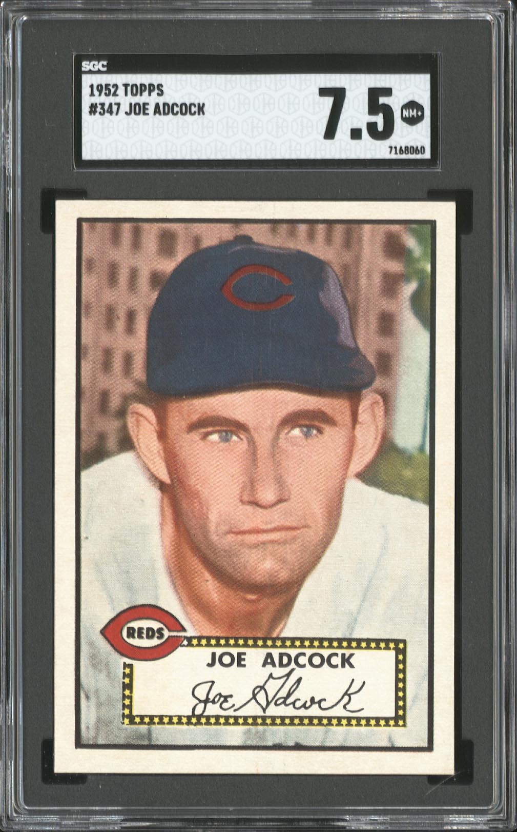  1952 Topps #347 Joe Adcock - SGC NM+ 7.5