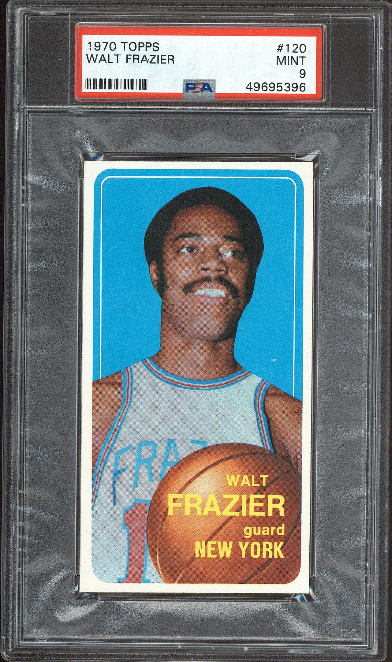 1970 Topps #120 Walt Frazier (HOF) - PSA MINT 9