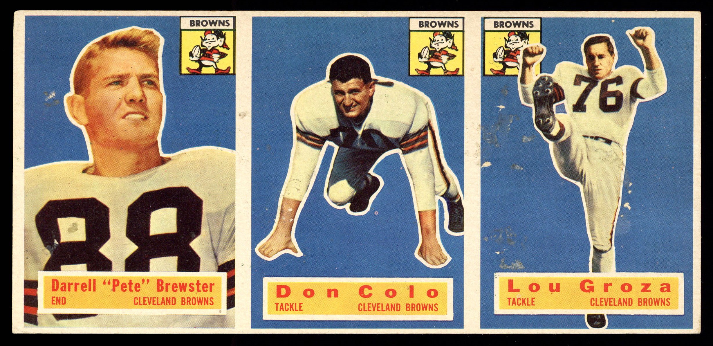 1956 Topps Cleveland Browns Team Set